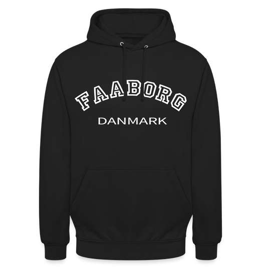 CityShirt - Hoodie - Faaborg - sort