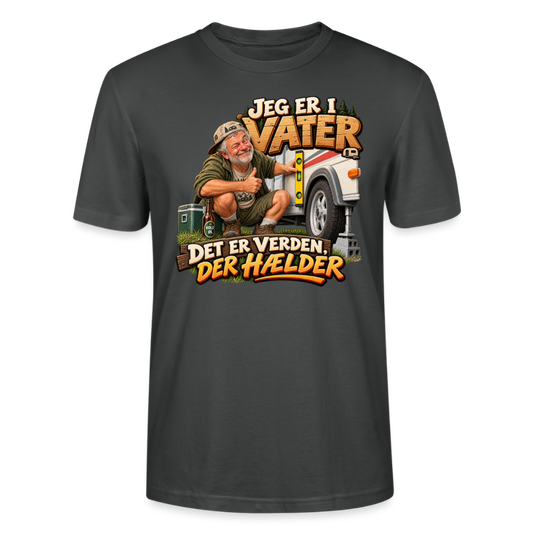 CityShirts - T-shirt - Jeg er i vater – Det er verden, der hælder - CS033 - charcoal