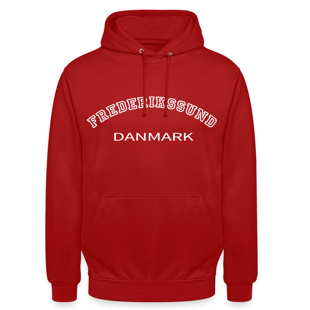 CityShirt - Hoodie - Frederikssund - rød