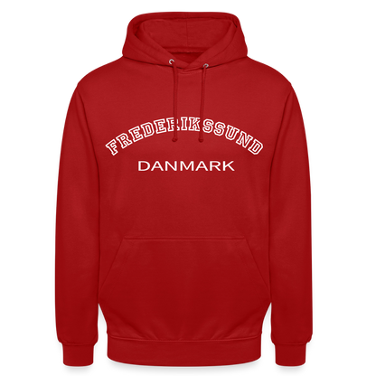CityShirt - Hoodie - Frederikssund - rød