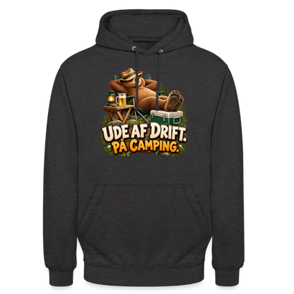 CityShirts - Hoodie - Ude af drift. På camping. - CS035 - charcoal