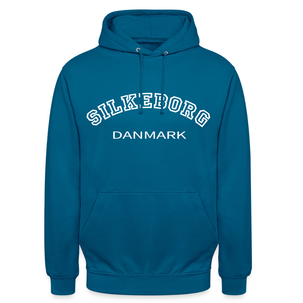 CityShirt - Hoodie - Silkeborg - dybt havblå 