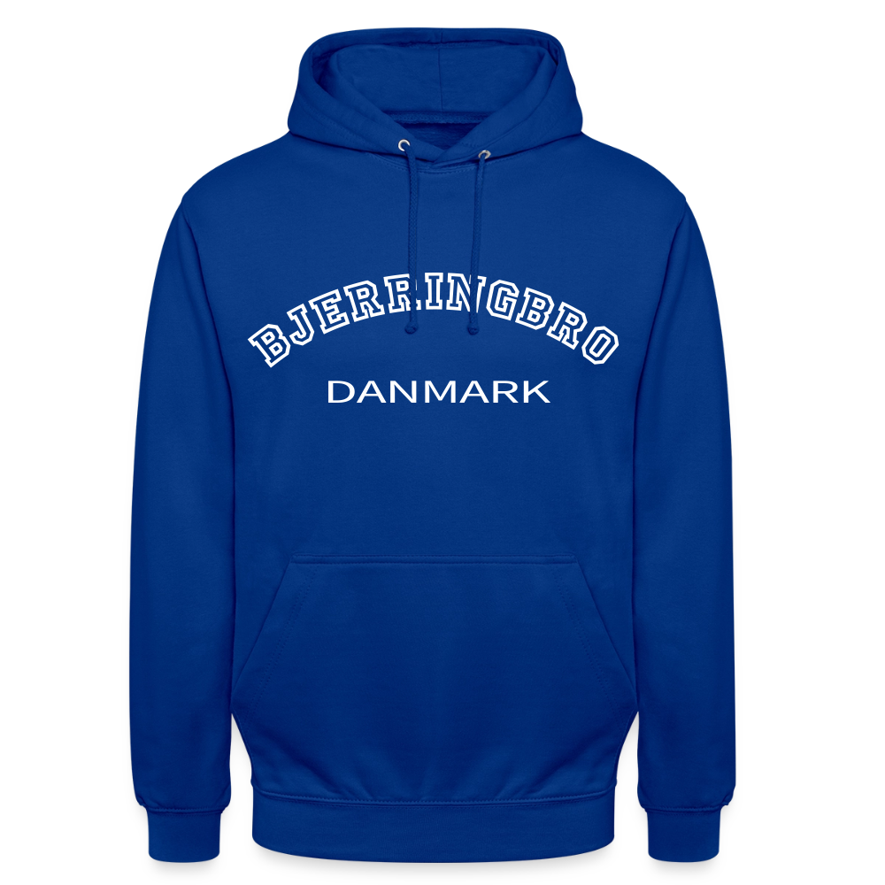 CityShirt - Hoodie - Bjerringbro - kongeblå