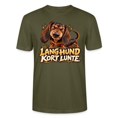 CityShirts - T-shirt - Lang Hund – Kort Lunte - CS026 - khaki