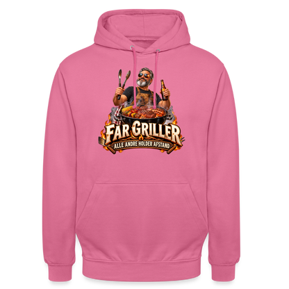 CityShirts - Hoodie - Far griller – Alle andre holder afstand - CS055 - pink