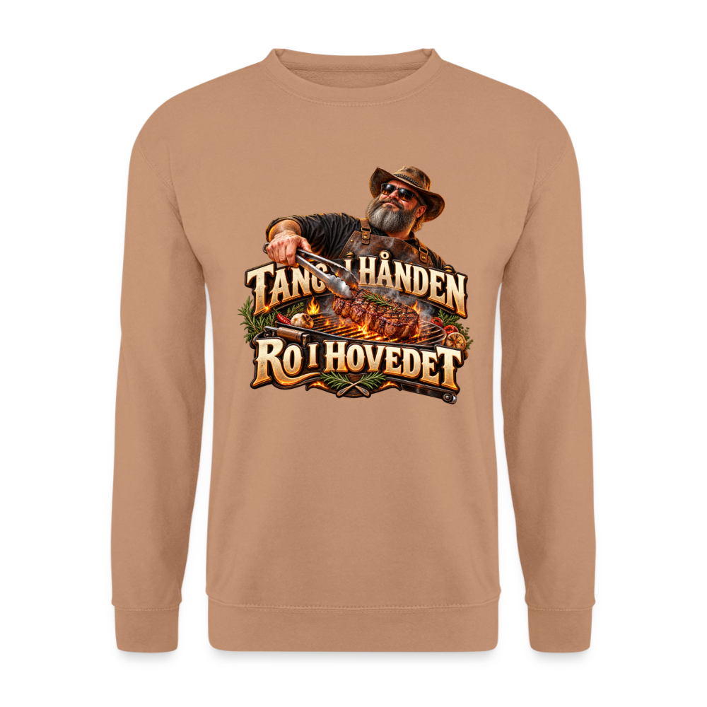 CityShirts - Sweatshirt - Tang i hånden – Ro i hovedet - CS050 - mokka