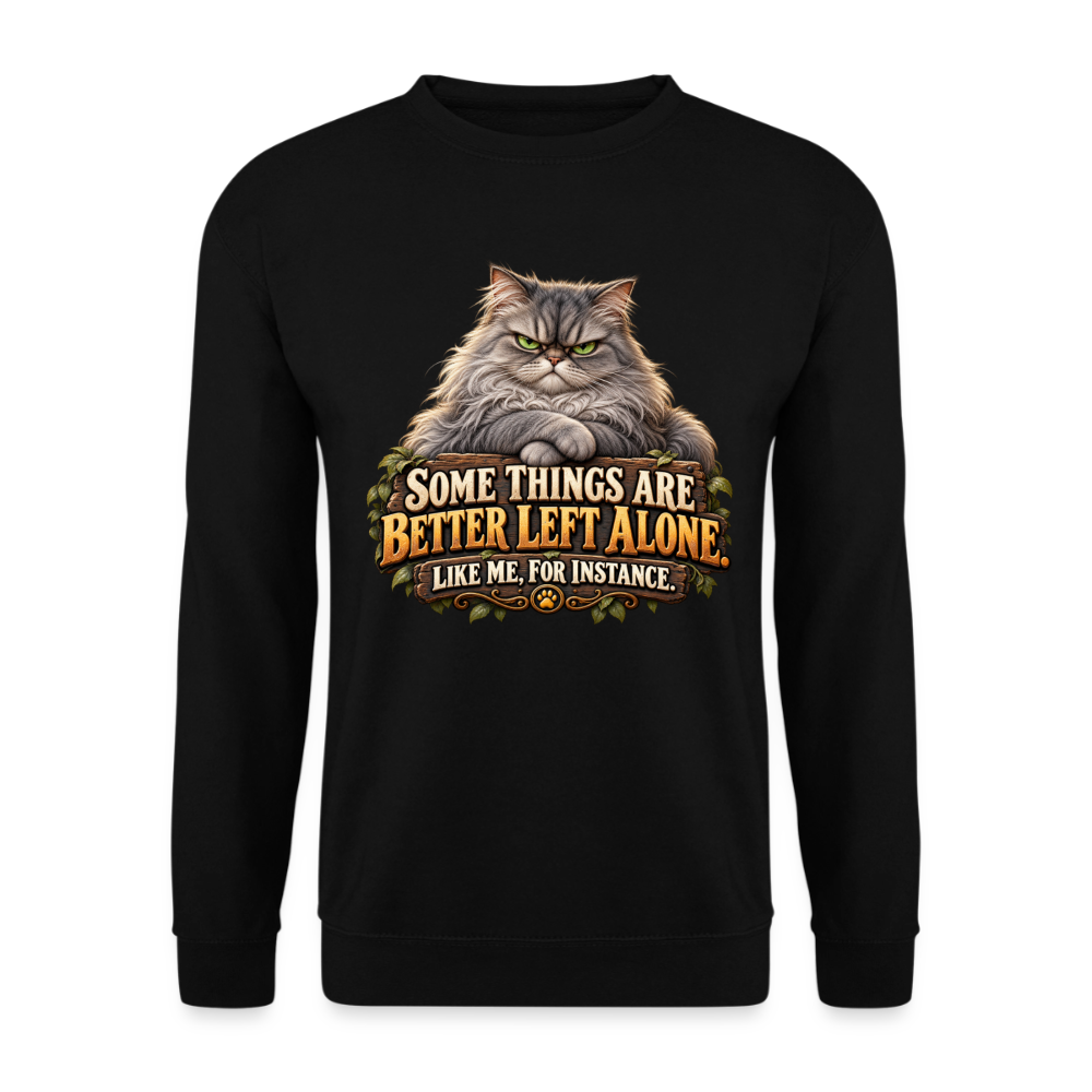 CityShirts - Sweatshirt - Better left alone – Like me, for instance - CS015 - sort
