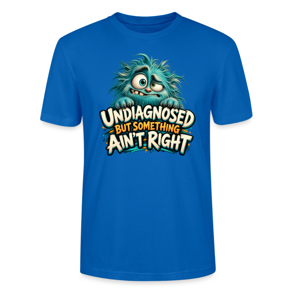 CityShirts - T-shirt - Undiagnosed – But something ain’t right - CS005 - påfugleblå