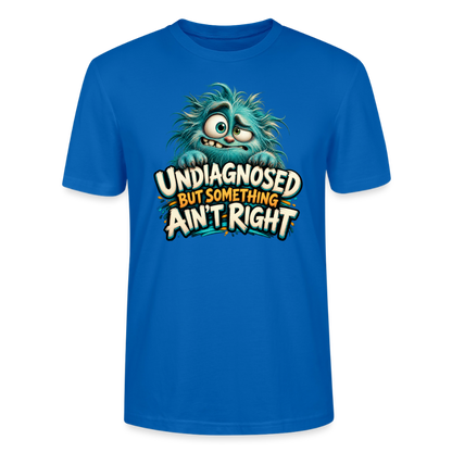 CityShirts - T-shirt - Undiagnosed – But something ain’t right - CS005 - påfugleblå