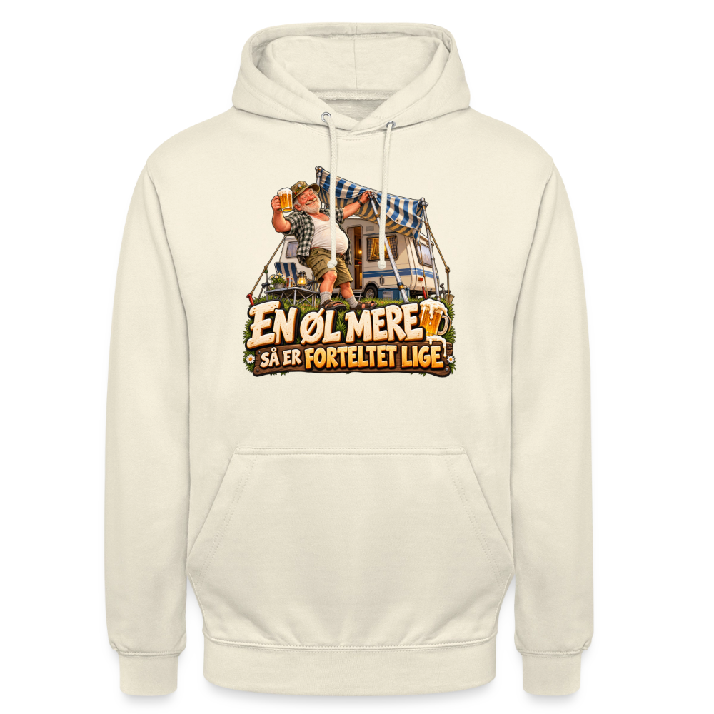 CityShirts - Hoodie - En øl mere, så er forteltet lige - CS039 - vaniljemilkshake
