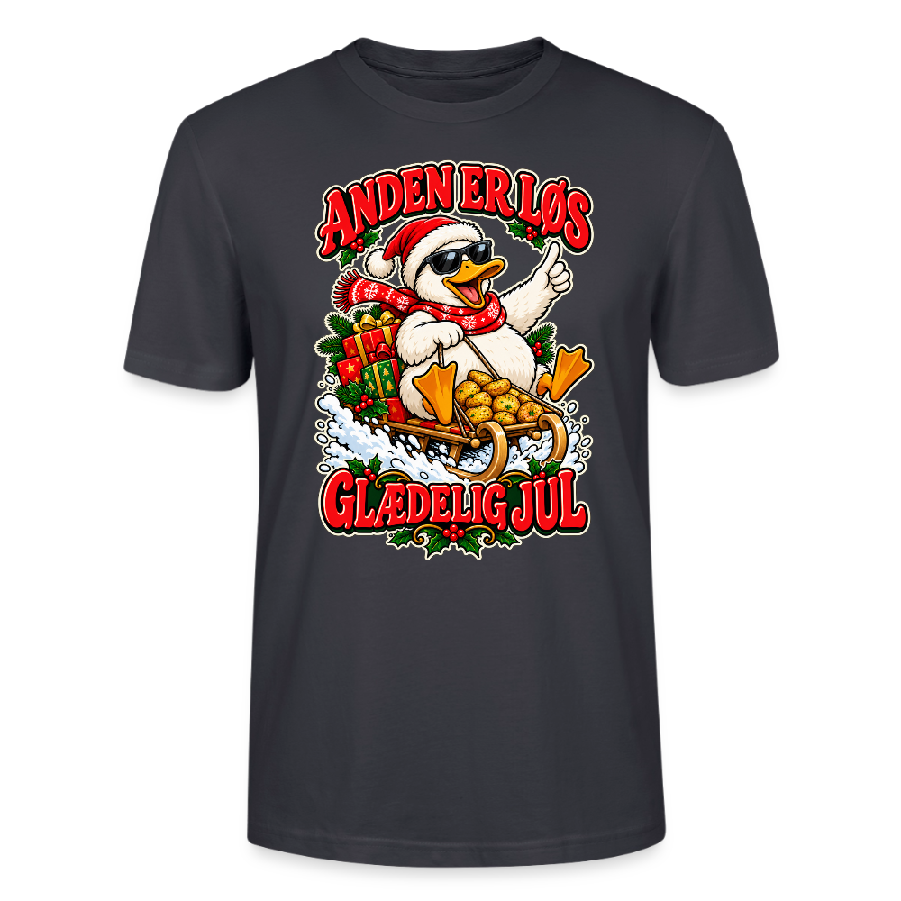 JuleShirt - mørk gråblå