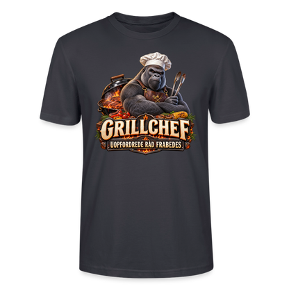 CityShirts - T-shirt - Grillchef – Uopfordrede råd frabedes - CS047 - mørk gråblå