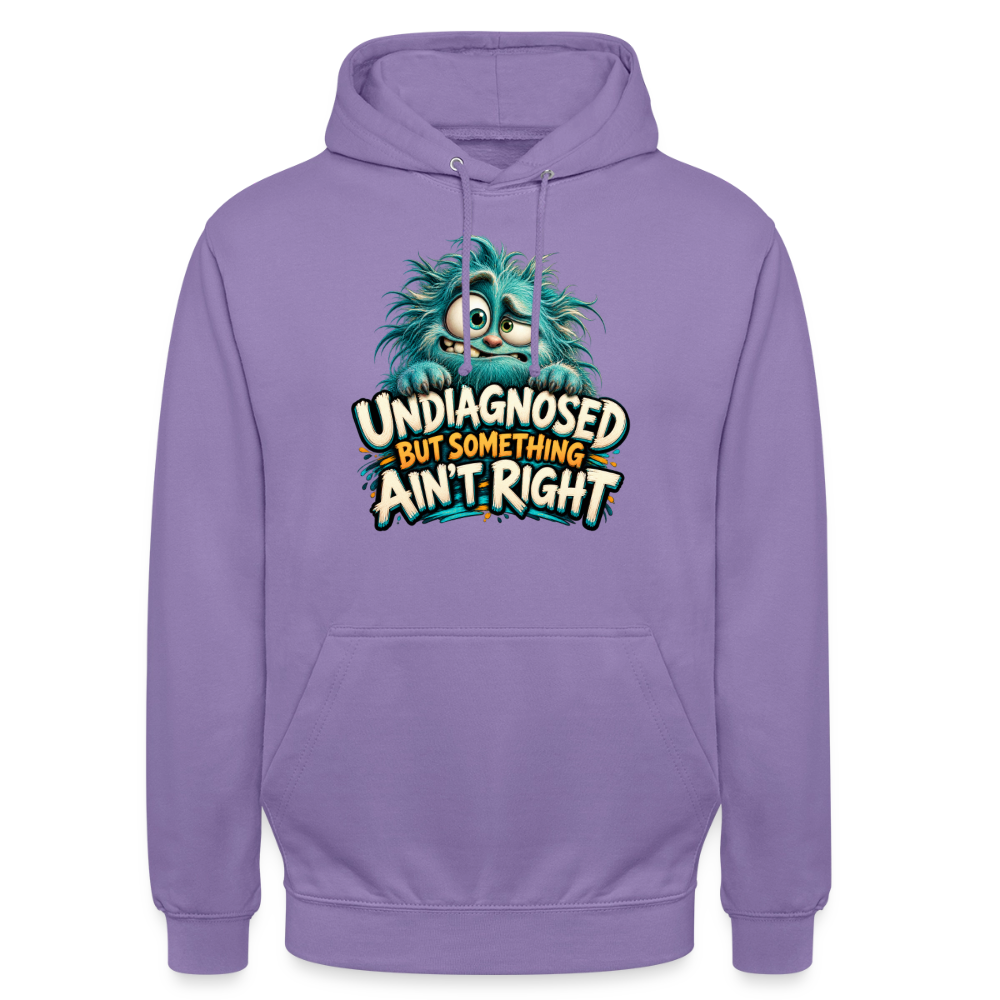 CityShirts - Hoodie - Undiagnosed – But something ain’t right - CS005 - lavendel