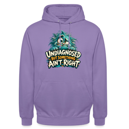 CityShirts - Hoodie - Undiagnosed – But something ain’t right - CS005 - lavendel