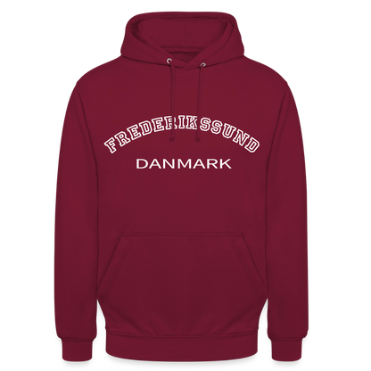 CityShirt - Hoodie - Frederikssund - bordeaux