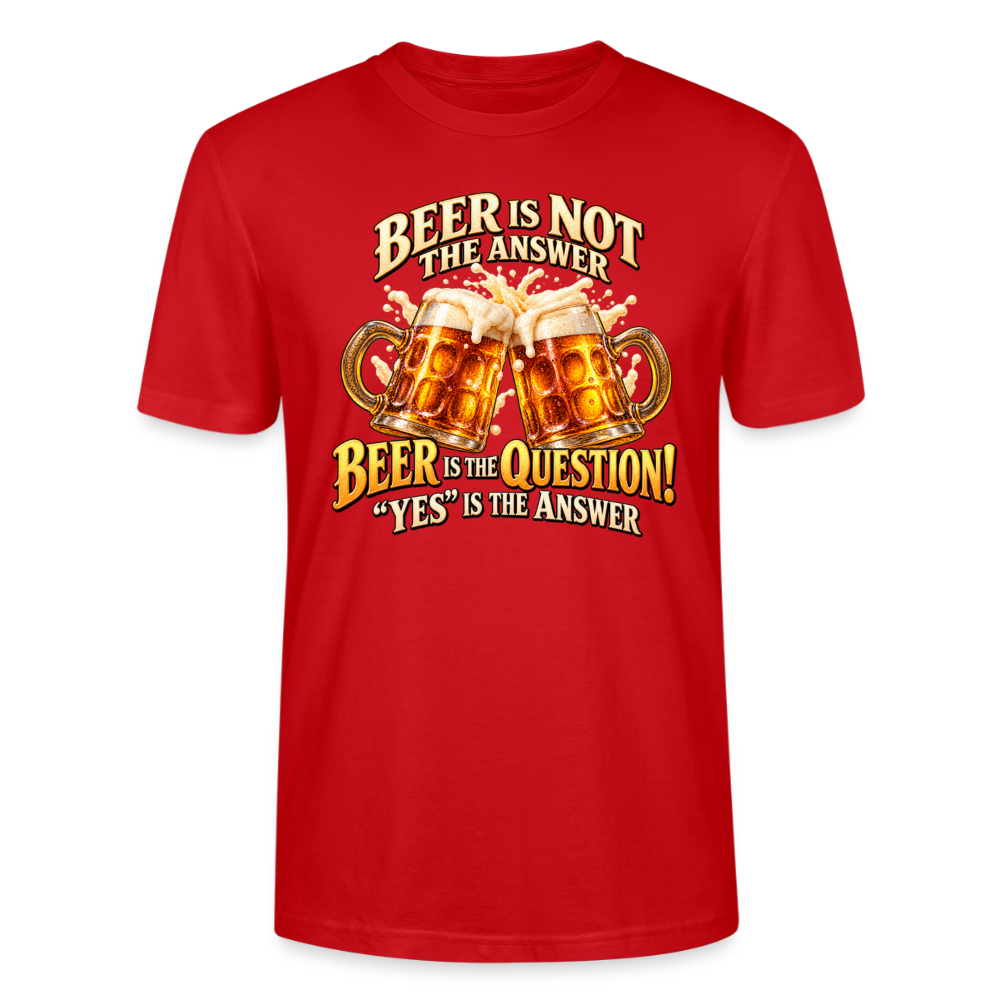 CityShirts - T-shirt - Beer - CS024 - rød
