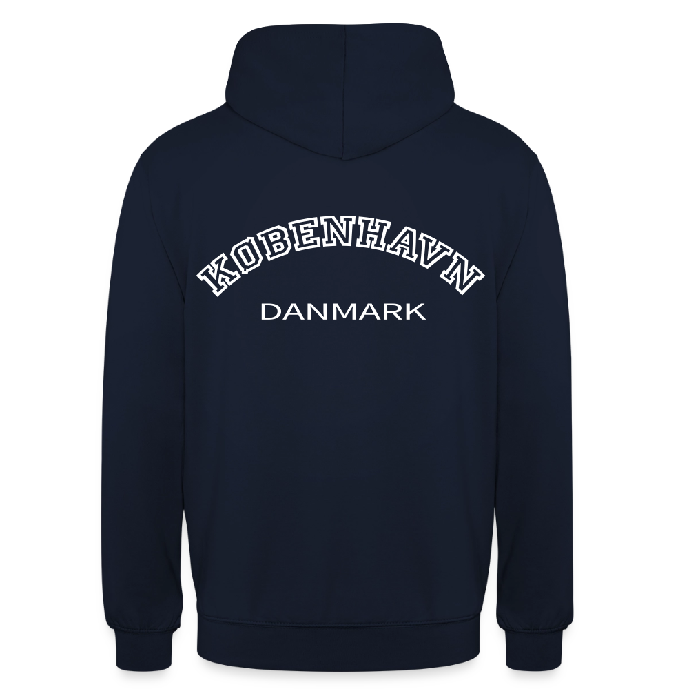 Hættetrøje unisex - København - marineblå