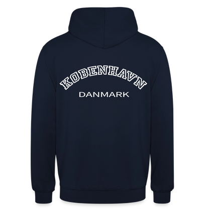 Hættetrøje unisex - København - marineblå