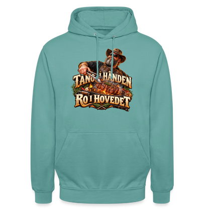 CityShirts - Hoodie - Tang i hånden – Ro i hovedet - CS050 - pastelturkis