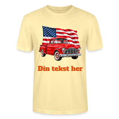 CityShirts - T-shirt - US Car - cremefarvet