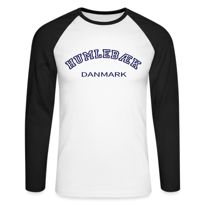 CityShirt - Baseball T-Shirt - Humlebæk - hvid/sort