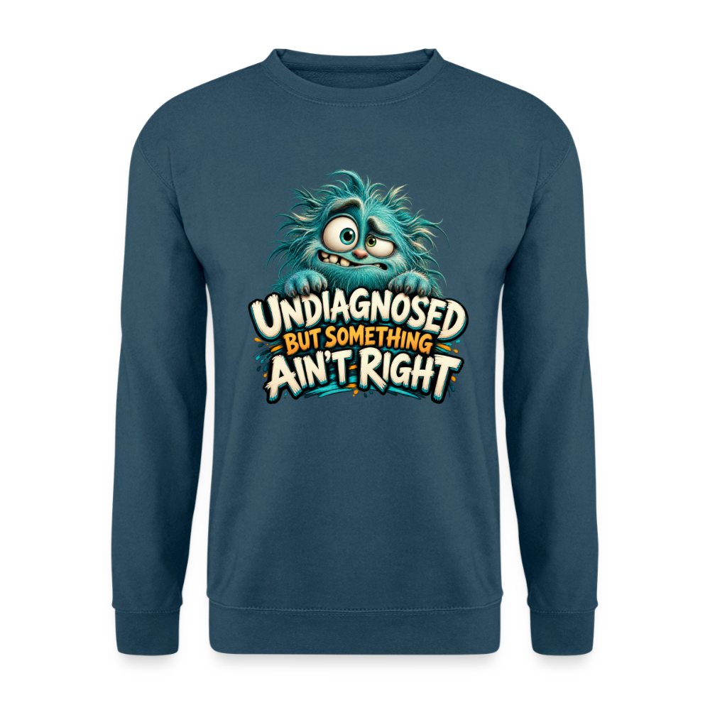 CityShirts - Sweatshirt - Undiagnosed – But something ain’t right - CS005 - indigoblå