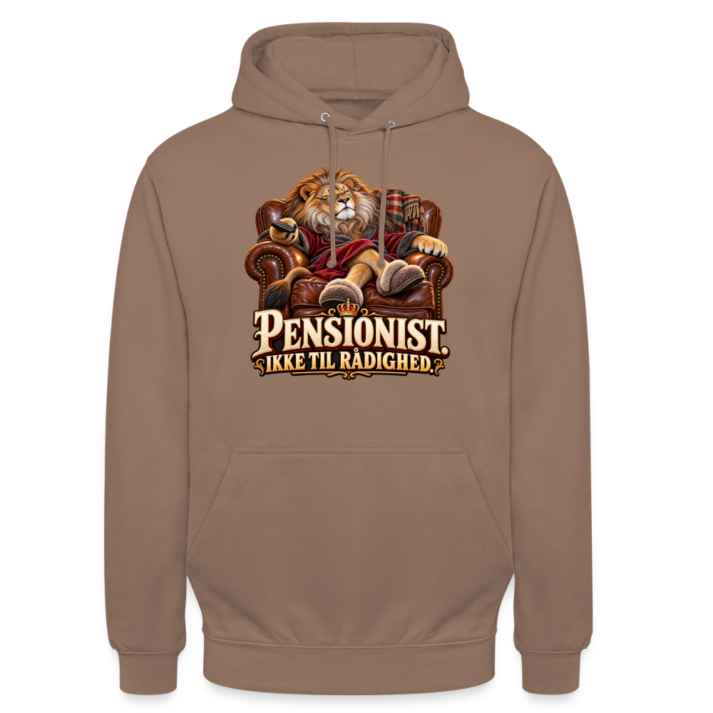 CityShirts - Hoodie - Pensionist. Ikke til rådighed. - CS030 - mokka