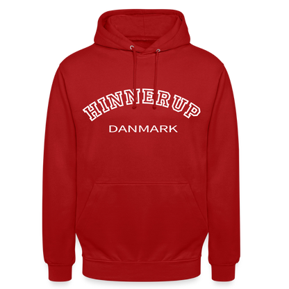 CityShirt - Hoodie - Hinnerup - rød