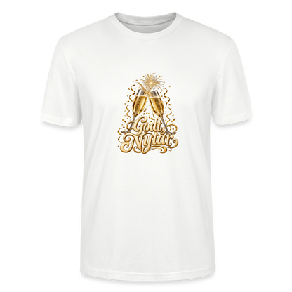 CityShirts - T-shirt - Godt Nytår – champagne og fyrværkeri - CS066 - hvid