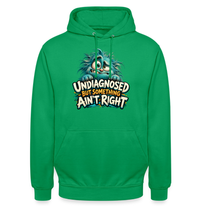 CityShirts - Hoodie - Undiagnosed – But something ain’t right - CS005 - kelly grøn