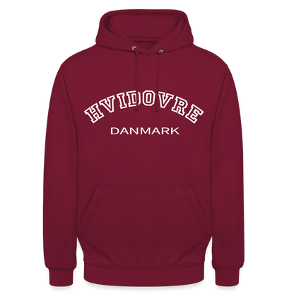 CityShirt - Hoodie - Hvidovre - bordeaux