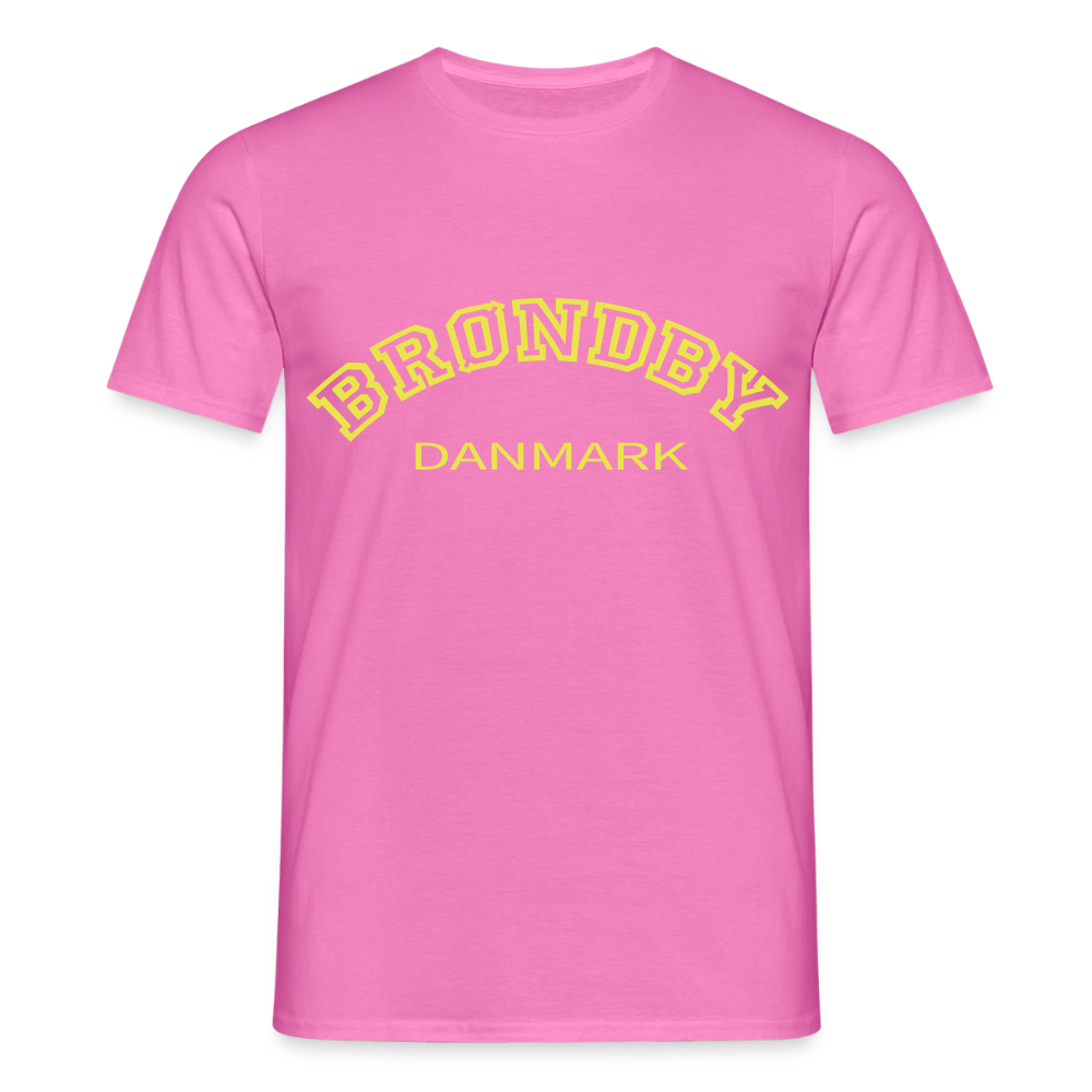 Herre-T-shirt - Brøndby - pink