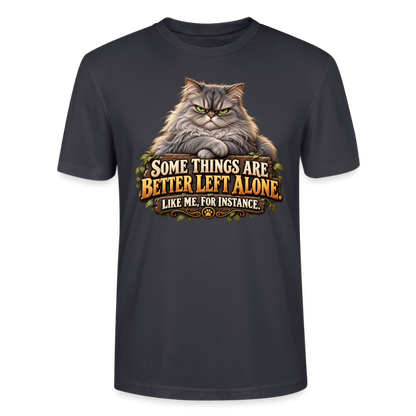 CityShirts - T-shirt - Better left alone – Like me, for instance - CS015 - mørk gråblå