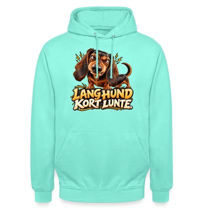 CityShirts - Hoodie - Lang Hund – Kort Lunte - CS026 - mint