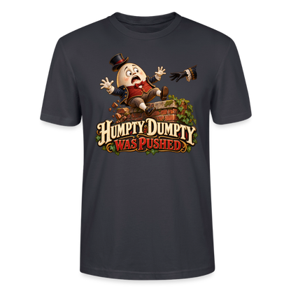 CityShirts - T-shirt - Humpty Dumpty was pushed - CS016 - mørk gråblå