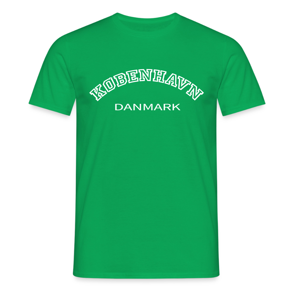 Herre-T-shirt - København - kelly grøn