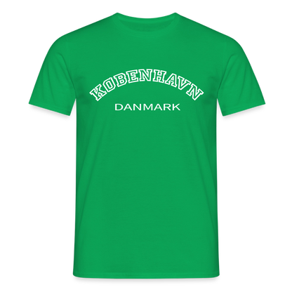Herre-T-shirt - København - kelly grøn