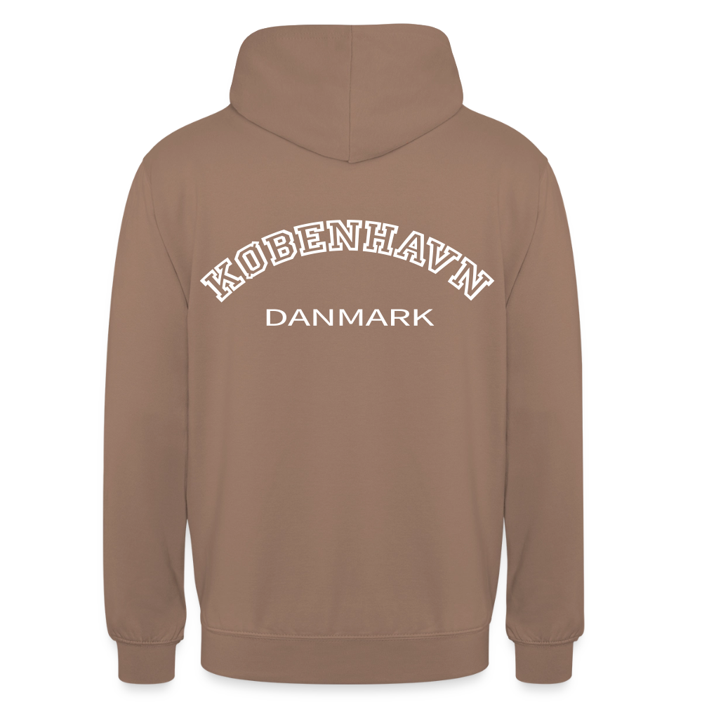 Hættetrøje unisex - København - mokka