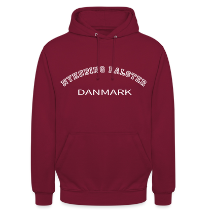 CityShirt - Hoodie - Nykøbing Falster - bordeaux