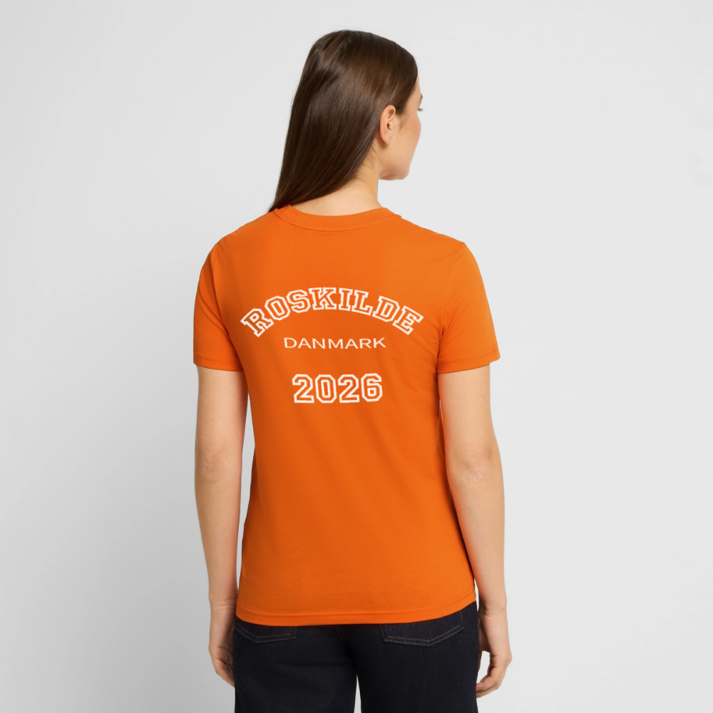 T-shirt unisex - Roskilde 2026 - mørk orange