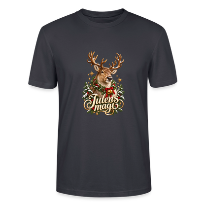 CityShirts - T-shirt - Julens magi – rensdyr - CS065 - mørk gråblå