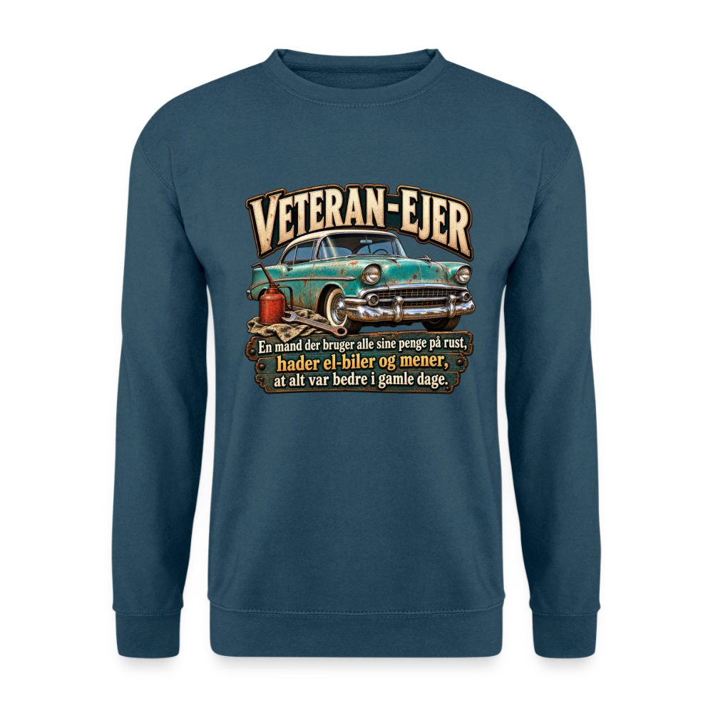 CityShirts - Sweatshirt - Veteran-ejer - CS017 - indigoblå