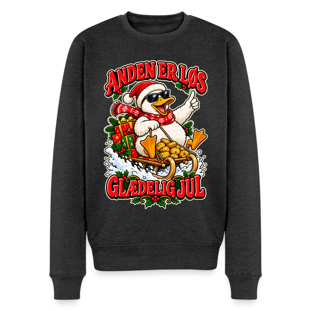 Juleshirt - antracit meleret