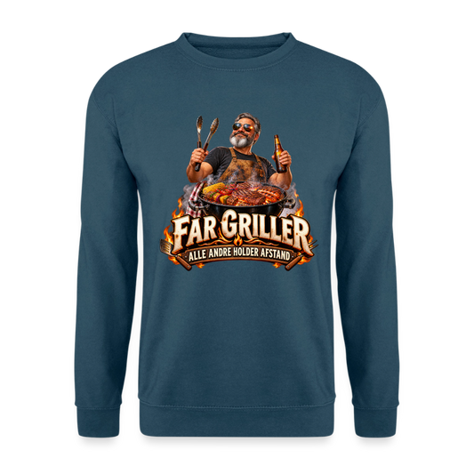 CityShirts - Sweatshirt - Far griller – Alle andre holder afstand - CS055 - indigoblå