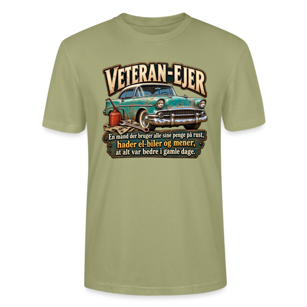 CityShirts - T-shirt - Veteran-ejer - CS017 - grågrøn