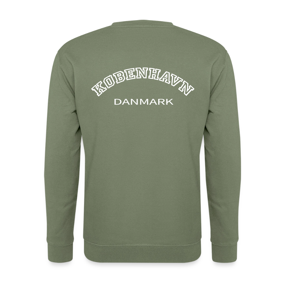 sweatshirt unisex - København - militærgrøn