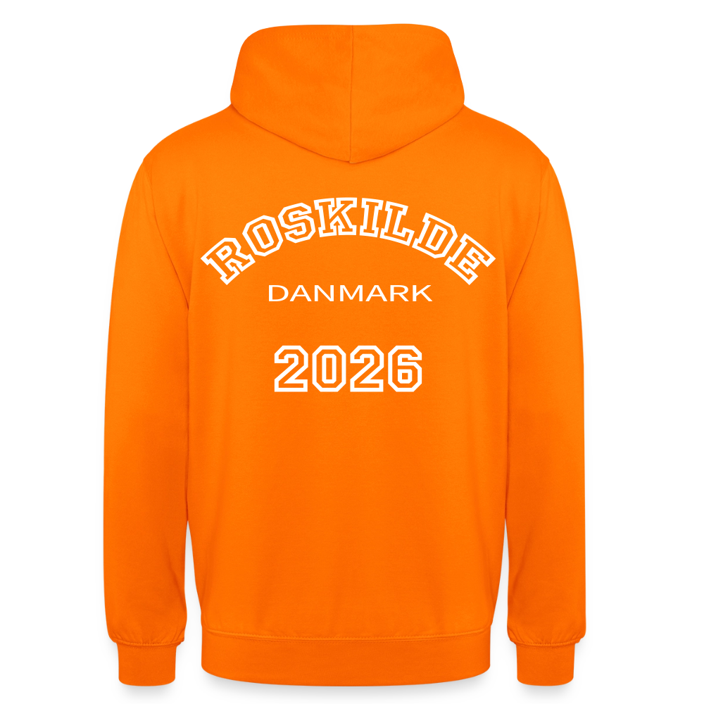 Hættetrøje unisex - Roskilde 2026 - orange
