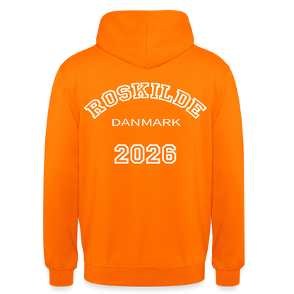 Hættetrøje unisex - Roskilde 2026 - orange