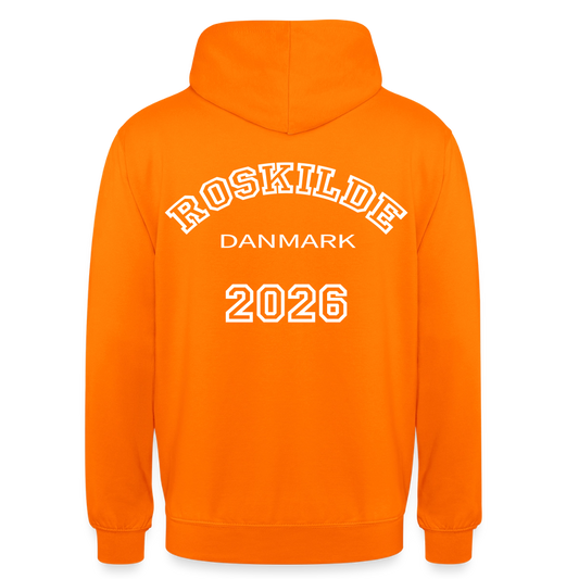 Hættetrøje unisex - Roskilde 2026 - orange