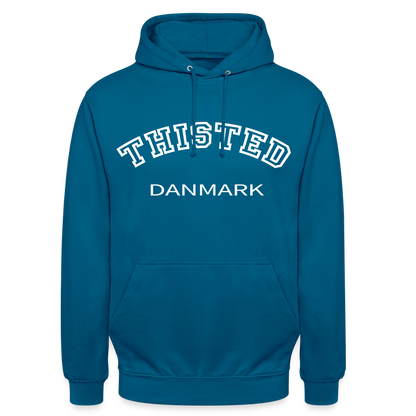 CityShirt - Hoodie - Thisted - dybt havblå 